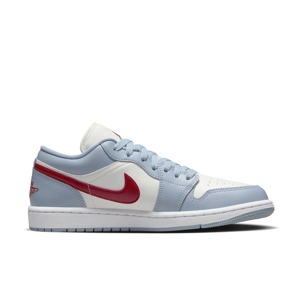 Jordan 1 Low Blue Whisper Dune Red (Womens)