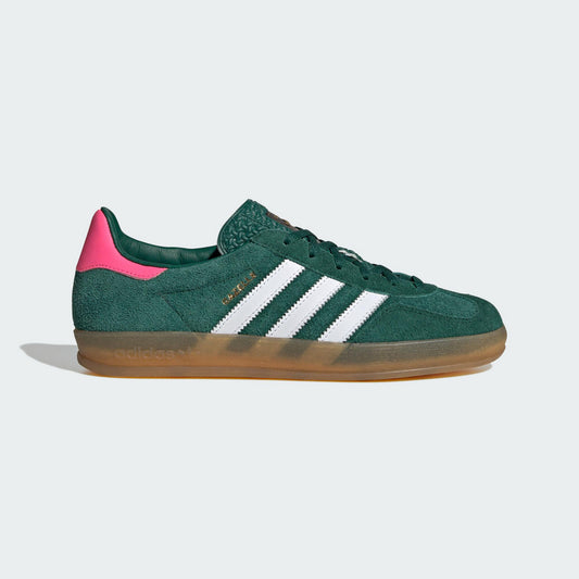 Gazelle Indoor Collegiate Green Lucid Pink (Womens)